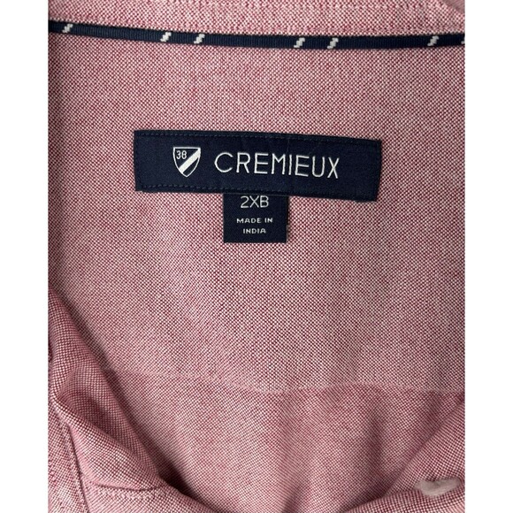 Daniel Cremieux Men's 2XB Red Shirt- Long Sleeve Button Up - Picture 7 of 8